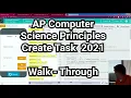2021 CREATE TASK - RUBRIC WALKTHROUGH