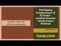 The ONE ONLY self-learning investigative workbooks for geometric transformations of 2D shapes
