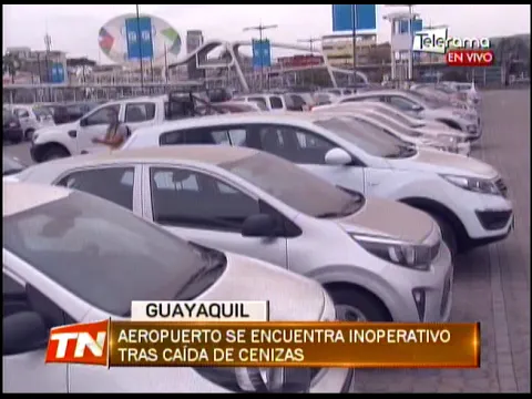 Aeropuerto se encuentra inoperativo tras caída de cenizas