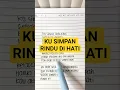 Download Lagu 🎶 Lirik Lagu Ku simpan rindu dihati [ KU SIMPAN RINDU DI HATI - Punk Rock Jalanan ] Cover