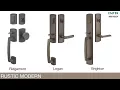 EMTEK Rustic Modern Door Hardware Collection
