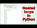 nested loops in python syntax example