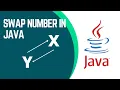 Swap two number in java using 3rd variable java tutorial for beginners Explain with Dry Run