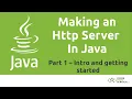 Make a Simple HTTP Server in Java - Java Tutorial