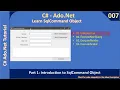 SqlCommand Part 1 - Introduction Ado Net Tutorial