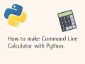 Python Command line Calculator