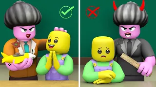 Evil Teacher OR Good Teacher? | ROBLOX Brookhaven 🏡RP (Roblox Animation)