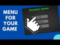 Create MAIN MENU For Your Game QUICKLY in Unity