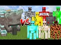 RAVAGER vs ALL GOLEMS Minecraft Mob Battle