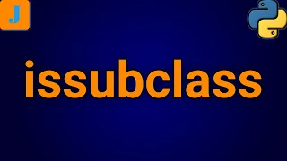 Python issubclass