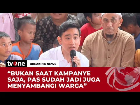Gibran Blusukan Menyapa Warga di Rusun Muara Baru