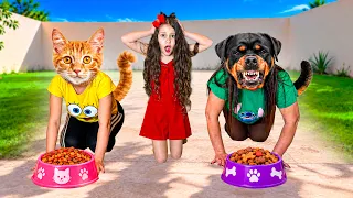LAYRA TRANSFORMOU SUAS AMIGAS EM GATO E CACHORRO!! E agora?