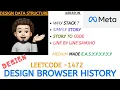 Design Browser History Made Easy META Leetcode 1472