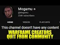 Warframe Content Creators Hate The Warframe Community When They Quit