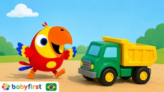 Palavras Novas com Larry | Vocabulário Divertido para Crianças Pequenas | BabyFirst Brasil