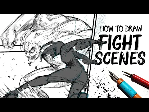 Download MP3 How to draw FIGHT SCENES | Drawlikeasir
