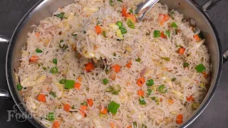 Simple Veg Rice Without Sauce/ Veg Fried Rice/ Fried Rice
