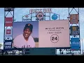 Willie Mays public memorial at Oracle Park in San Francisco
