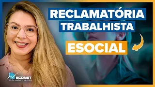 COMO INFORMAR NO ESOCIAL A RESPONSABILIDADE SUBSIDIÁRIA DE RECLAMATÓRIA TRABALHISTA