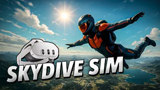 Skydive Sim Skydiving Simulator - Meta Quest 3 Gameplay First Minutes No Commentary