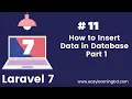 Laravel 7 CRUD How to Insert Data in Database Part 1