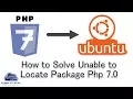How to Solve Unable to Locate Package Php 7 0 Couldn t find any package glob libapache2-mod-php7 0
