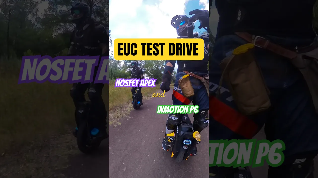EUC Test Ride Inmotion P6 and Nosfet Apex