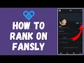 How to Rank on Fansly 2024 Fansly Tutorial