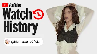 Marina Sena reacts to her Watch History