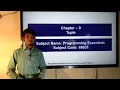 Programming Essentials 66631 Chapter 9 Assigning Values in Tuples Part-2