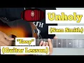 Unholy - Sam Smith | Guitar Lesson | Easy Chords | Mp3 Song Download