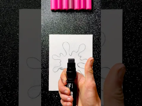 🫟 How to Create a 3D Neon Stain Using Different Shades of Pink! ✨🩷