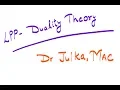 LPP 12 Duality Theory