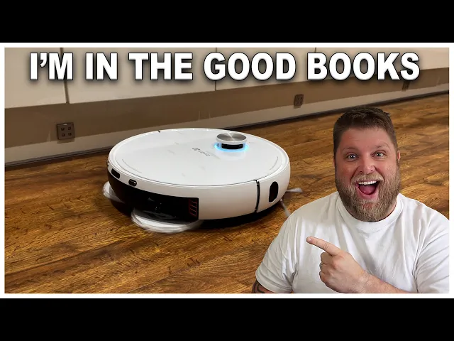EZVIZ RS2 — робот-камера-пылесос, площадь уборки 300 м² на одной зарядке + влажная уборка с вращающимися щетками + голосовое управление