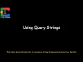 Using Query Strings