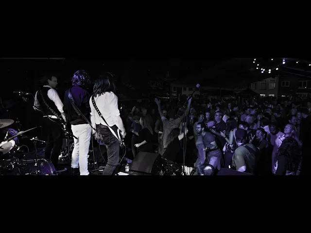 Rock coverband Dynamic Gentlemen live showreel - elektrische gitaar op het podium