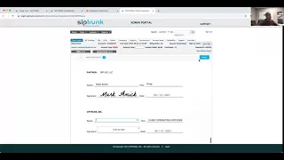 SIPTRUNK Portal Demo