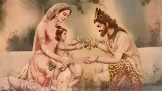 lord shiva met baby krishna