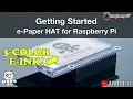 Getting Started e--Ink HAT for Raspberry Pi DIS-00006