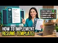 How to Implement Resume Template