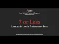 7 or Less Real Covenants and Equitable Servitudes