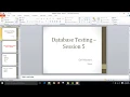 Database Testing SQL Tutorial For Beginners - Session 5