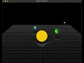 Space-Time Gravity Simulation in Python OpenGL
