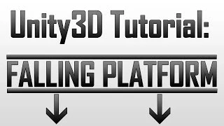 Unity4 Creating a falling platform JavaScript
