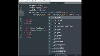Eclipse Animation In HTML CSS With Source Animation In HTML CSS Program