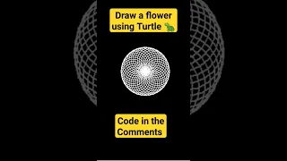 How to Draw a Flower with a Turtle in Python