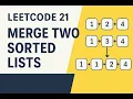 Leetcode 21 - Merge Two Sorted Lists Linked List Mastery Amazon Interview Prep