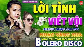 Lời Tình Viết Vội - Lá Thư Đô Thị⭐LK Nhạc Vàng Xưa Ngọt Ngào Say Đắm Bao Thế Hệ, Toàn Bài Hay Bất Hủ