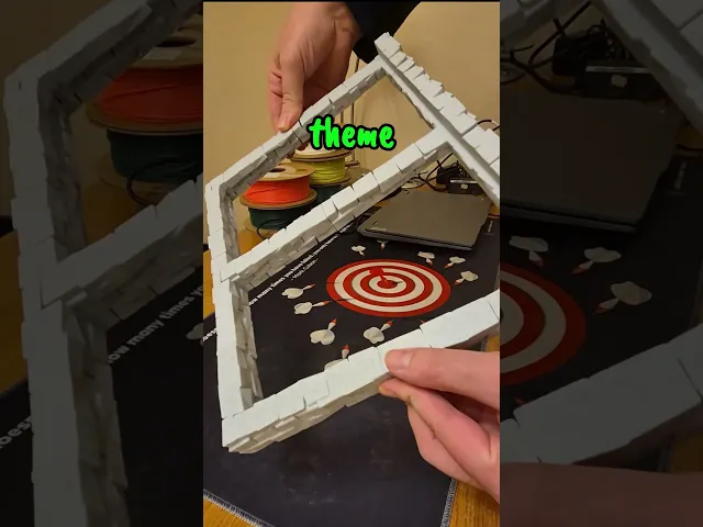 Stone Ruins Phone Stand – 3D Printed Desk Stand with Charging Slot video thumbnail