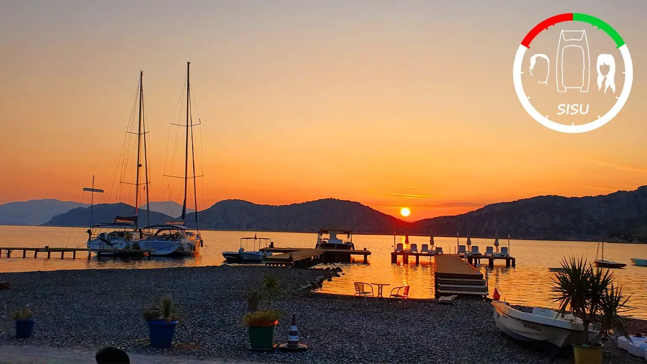#80 We visit 5 of MANY SECRET ANCHORAGES in Turkey | Sailing Sisu Leopard 45 Blue Water Cruising